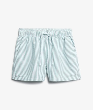 Organic Cotton Stripe Elasticated Shorts Image 7