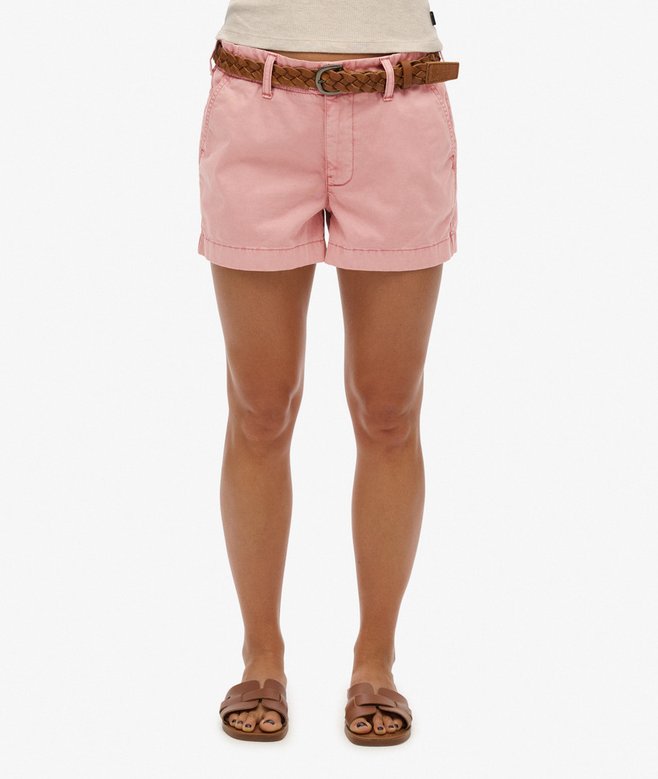 womens Classic Chino Shorts in Ash Rose Superdry UK — free download