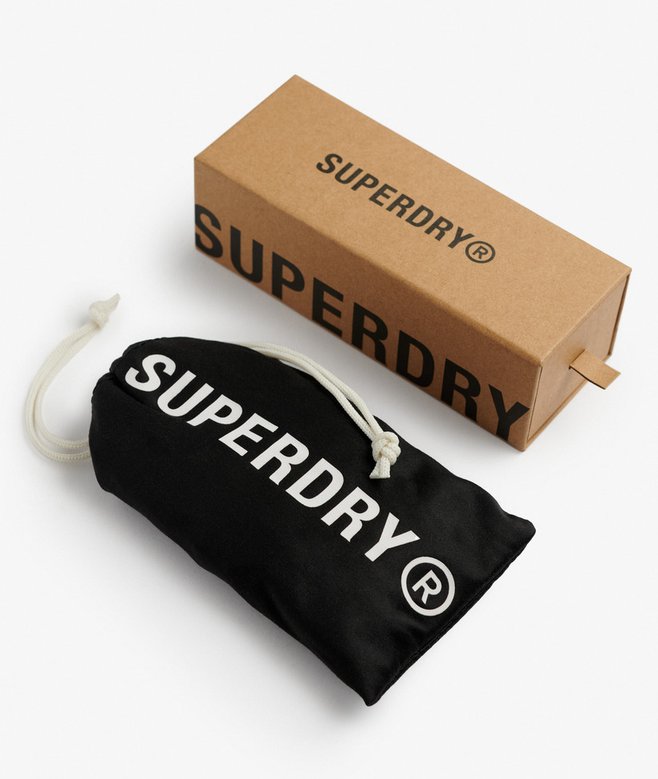 Lunettes De Soleil Superdry Summer Pour Femme - Monture Grise Polycarbonate - Neuf Avec étiquettes