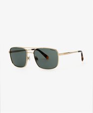 Square Metal Aviator Sunglasses