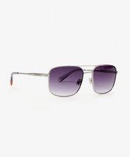 Square Metal Aviator Sunglasses