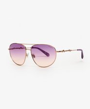 Gradient Lens Aviator Sunglasses