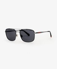 Square Metal Aviator Sunglasses