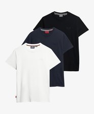 Organic Cotton Essential Logo T-Shirt Triple Pack