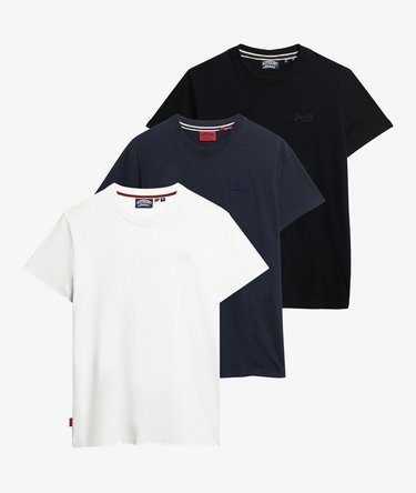 Organic Cotton Essential Logo T-Shirt Triple Pack Image 1