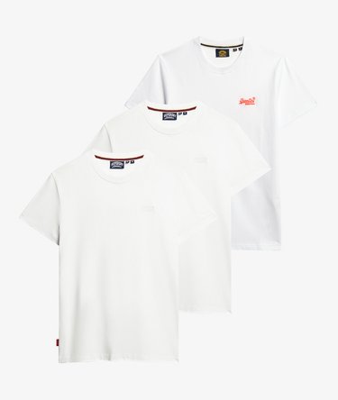Organic Cotton Essential Logo T-Shirt Triple Pack Image 1