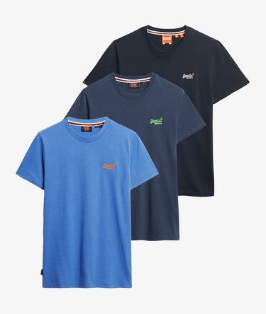 Organic Cotton Essential Logo T-Shirt Triple Pack Image 1
