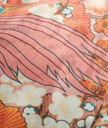 Robe courte en jacquard à col Mao Image 5