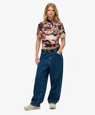 Mandarin Jacquard Top