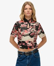 Mandarin Jacquard Top