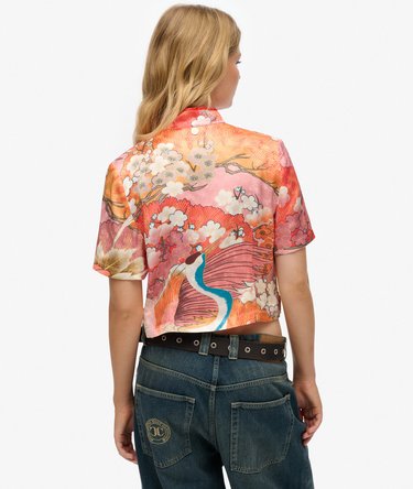 Mandarin Jacquard Top Image 4