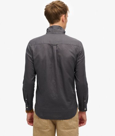 Cotton Linen Long Sleeve Shirt Image 4