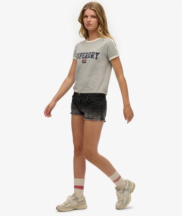 Denim Hot Shorts Image 4