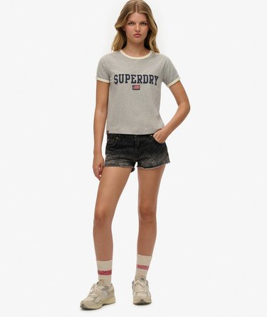 Denim Hot Shorts Image 1
