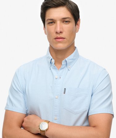 Chemise Oxford à manches courtes Image 3