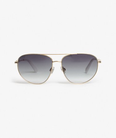 Gradient Lens Aviator Sunglasses Image 2