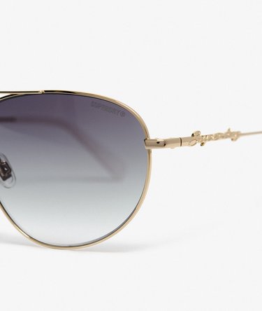 Gradient Lens Aviator Sunglasses Image 3