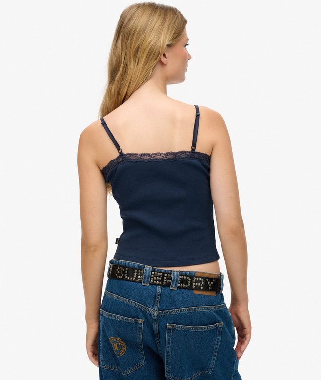 Essential Lace Trim Cami Top