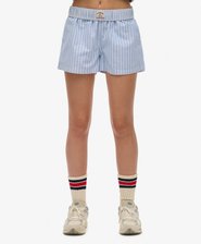 Organic Cotton Stripe Elasticated Shorts