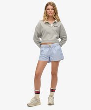 Organic Cotton Stripe Elasticated Shorts