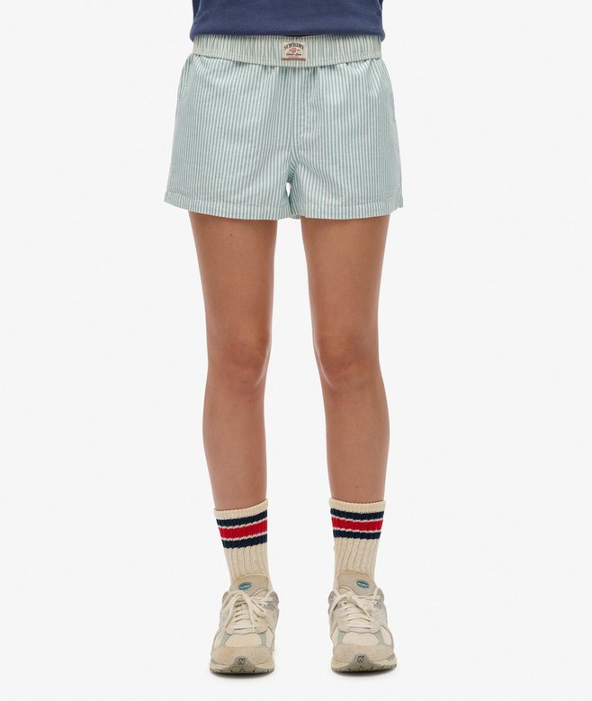 Short De Marin Fille New Look – Rayures Grises, Taille 9 Ans, Fermeture Éclair