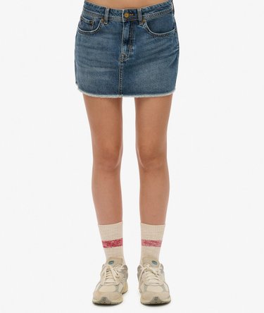 Denim Mini Skirt Image 2