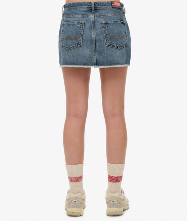 Denim Mini Skirt Image 3