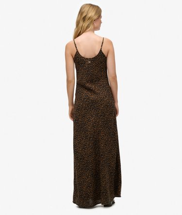 Bias Cut Maxi Slip Dress Image 4