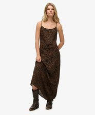Bias Cut Maxi Slip Dress