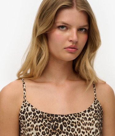 Bias Cut Mini Slip Dress Image 3