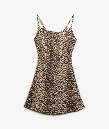 Bias Cut Mini Slip Dress Image 6