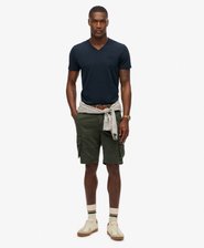 Organic Cotton Essential Logo V Neck T-Shirt