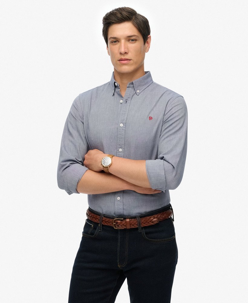 Chemise Homme Lucky Brand En Coton Oxford - Bleu Clair - Taille XL - Neuve Avec étiquette