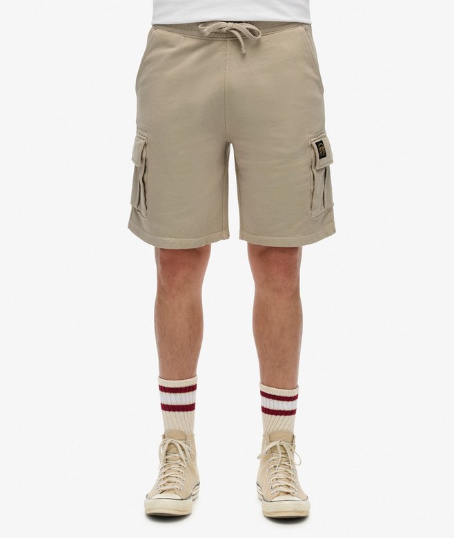 Contrast Stitch Cargo Shorts