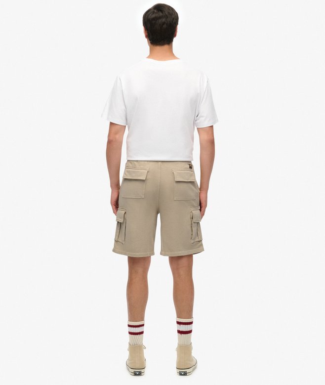 Contrast Stitch Cargo Shorts