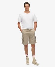 Contrast Stitch Cargo Shorts