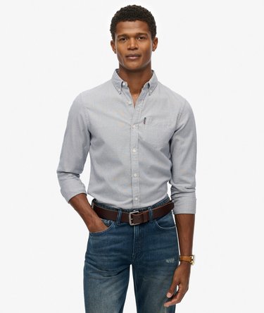 Essentials Long Sleeve Oxford Shirt Image 1