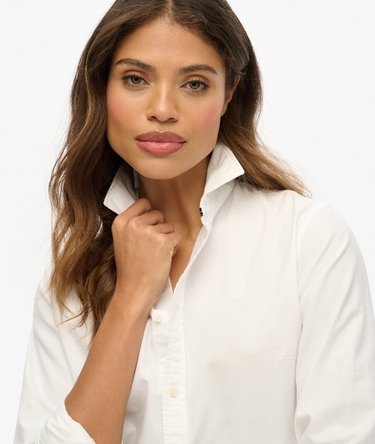 Slim Oxford Long Sleeve Shirt Image 3
