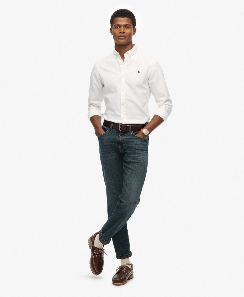 Wrangler Authentics Klassiek herenhemd, korte mouwen, geweven, Olivin, S
