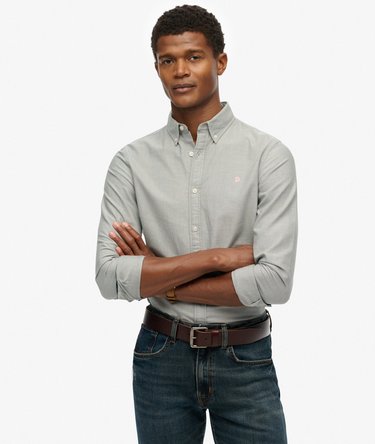 Klassisches Oxford-Langarmhemd Image 1