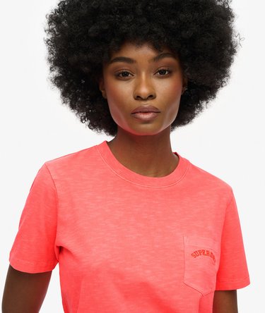 Essential Logo Garment Dye Pocket T-Shirt Image 3