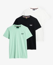 Organic Cotton Essential Logo T-Shirt Triple Pack