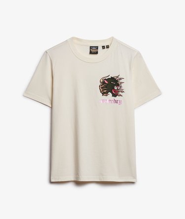 Old School Tattoo Relaxed T-Shirt Image 6