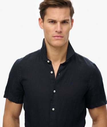 SD Embroidered Vacation Linen Shirt Image 3
