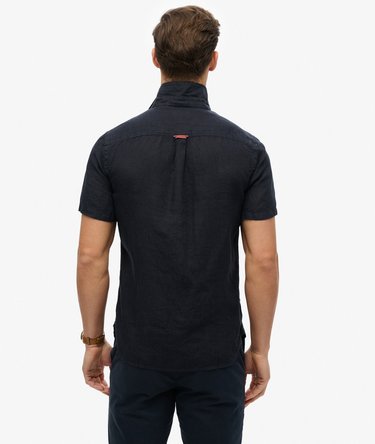 SD Embroidered Vacation Linen Shirt Image 4