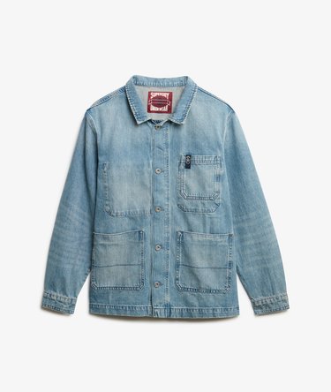 The Merchant Store - Denim Workwear Jacket Image 6