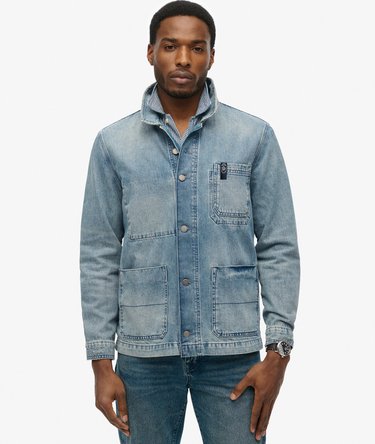 The Merchant Store - Denim Workwear Jacket Image 4
