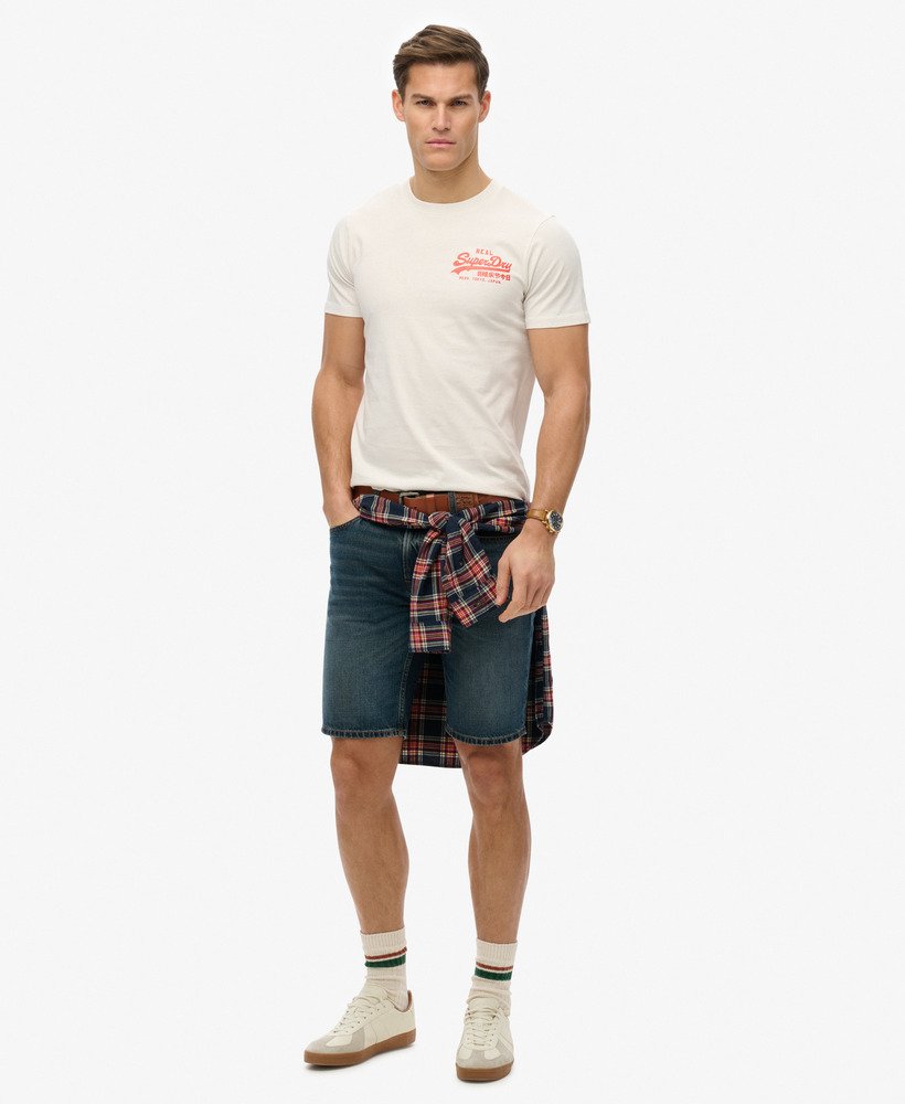 Superdry★クラシック フロントロゴ☆コットン☆Tシャツ Superdry Embellished Vintage Logo Graphic T-Shirt | Freemans