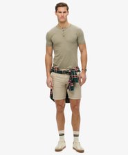 Slub Short Sleeve Jersey Grandad Top
