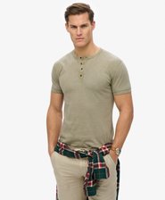 Slub Short Sleeve Jersey Grandad Top